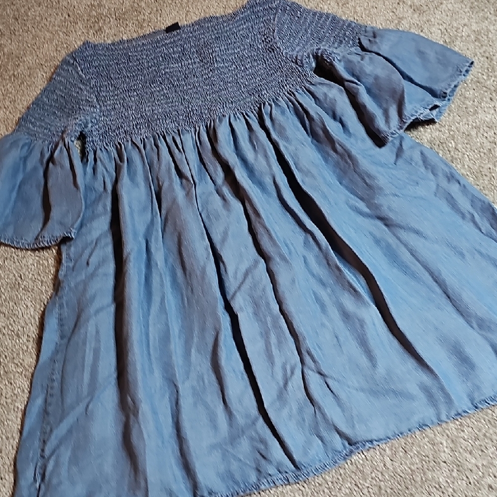 XX🔹️GAP Blue Smocked Kids Dress